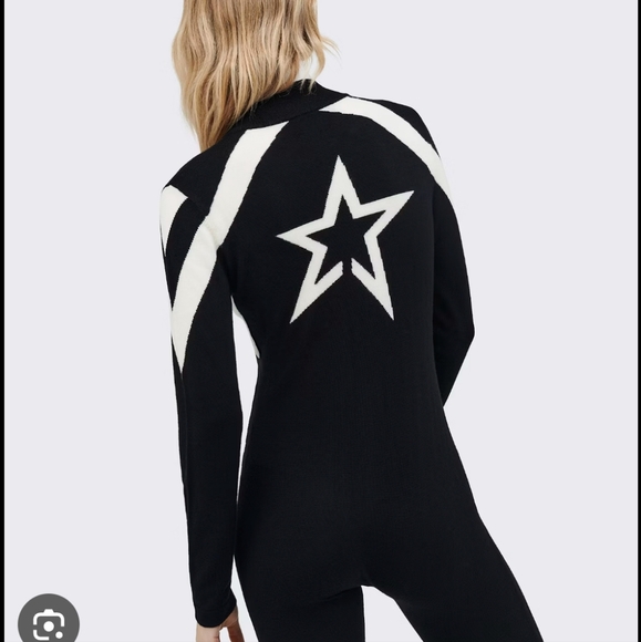 π₯ Perfect Moment Tignes Chevron Suit Ski Perfect Moment Knit Jumpsuit Star - Picture 3 of 16